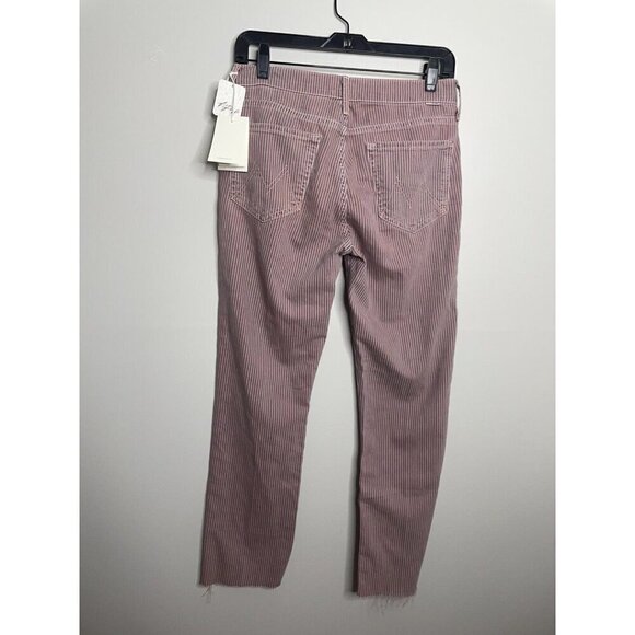Mother Denim Rascal Ankle Snippet Shrimp Jeans Pants Rainbow Choo Frayed 25 NWT - Picture 8 of 11